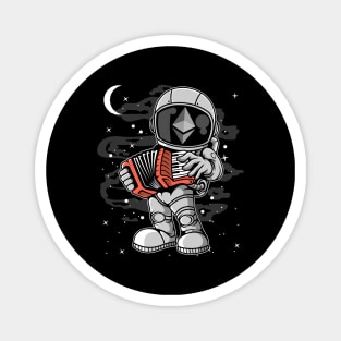 Astronaut Accordion Ethereum ETH Coin To The Moon Crypto Token Cryptocurrency Blockchain Wallet Birthday Gift For Men Women Kids Magnet